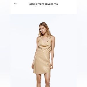 Zara Satin Mini Dress